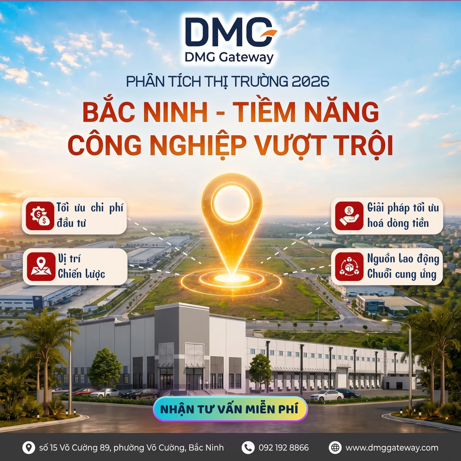 Bắc Ninh 2026: Tiềm năng công nghiệp vượt trội của miền Bắc